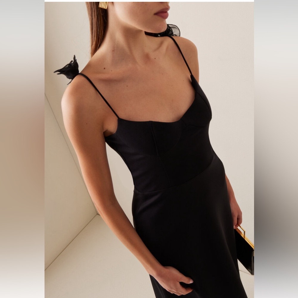NWT Magda Butrym Floral-Detail Midi Dress